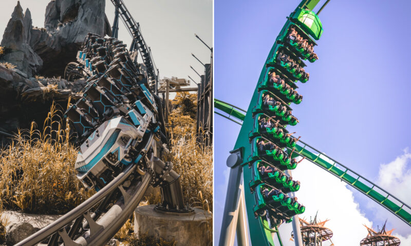 Velocicoaster vs Hulk Roller Coaster: Intensity, Speed, and Thrills Compared